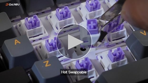 Amazon.com: DAREU EK75PRO Wireless 75% RGB Hot-Swappable