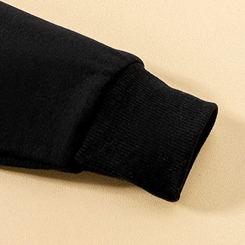 Baby Boys Fall 2 Piece Outfit Long Sleeve Graphic Trendy Pullover Sweatshirts Sweatpants Kids Baggy Kids Clothes Set4