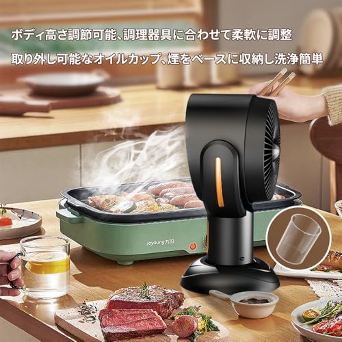 MIR 卓上レンジフード ブラックゴールドサムネイル4