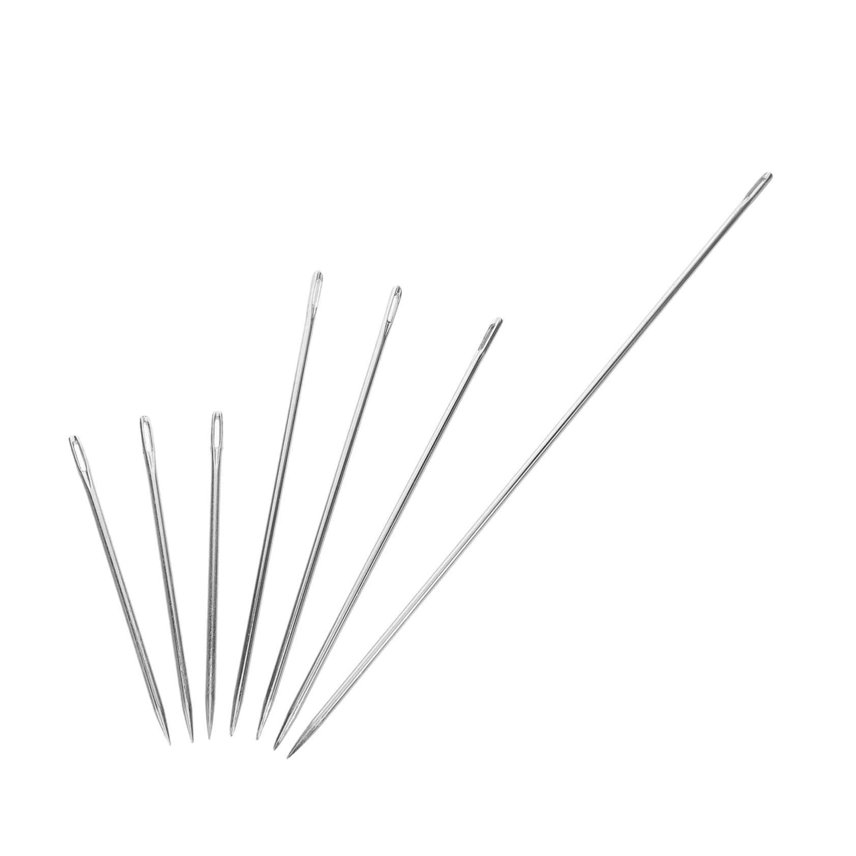 Operitacx High Efficiency Big Eye Steel Needles for Hand Sewing Quilting Weaving Multi-Purpose Sewing Accessories Set