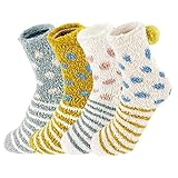 TAMAÑO Y PAQUETE: Una combinación de cuatro pares de calcetines. Un tamaño para todos, la buena flexibilidad es más adecuada para diferentes tipos de pies y asegura que todos se sientan lo más cómodos posible.