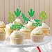 Ercadio 24 Pack Dinosaur 1st Cupcake Toppers Green 1 Rex Roar Dinosaur Cupcake Picks Dino Egg Happy Birthday Cupcake Toppers Dino Theme Baby Shower Birthday Party Cake Decorations Supplies