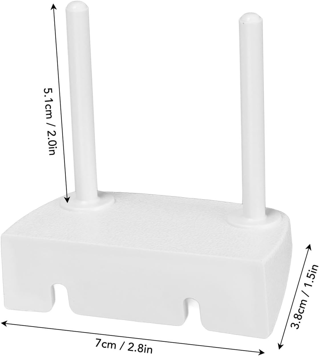 2 Spool Thread Stand, Embroidery 2 Spool Pin with Base Replacement for Singer 1304 for 1408 Prelude for 1408 Promise for 1409 Promise 1512