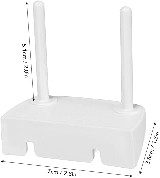 2 Spool Pin with Base, Embroidery Sewing Machine Thread Stand 2 Spool Thread Stand Sewing Machines Replacement for Singers 1304 DIY Domestic Embroidery