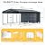 EROMMY 12x25 FT Metal Carport with Side Storage, Heavy Duty Enclosed Carport with Lockable Storage Room, Galvanized Steel Vehicle Shelter for Car, Truck & Tools
