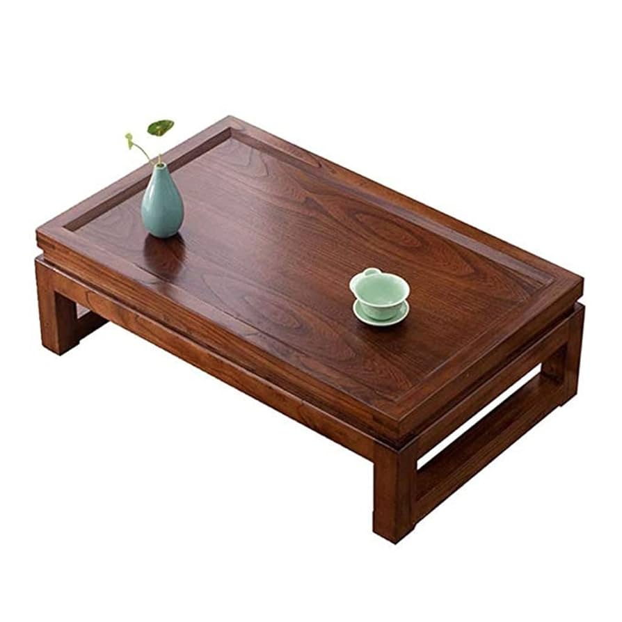 Amazon.com: Square Wooden Japanese-Style Low Table Coffee