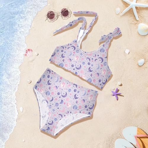Image of Girls Two Piece Tankini Swimsuits Summer Bathing Suit Beach Swimwear Set