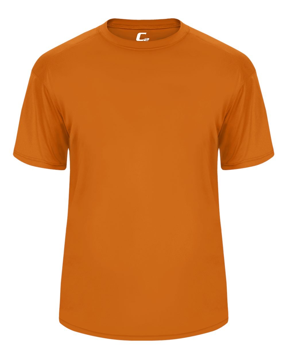 Badger Sport C2 Bright Orange Youth XS Short Sleeve Wicking Tee