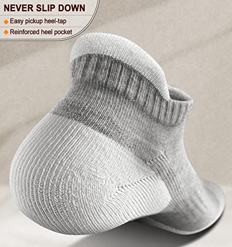 Image of BULLIANT Socks For Women 6Pairs-Womens Athletic Ankle Socks No Show Cushioned for Walking Running-Compression Arch Support