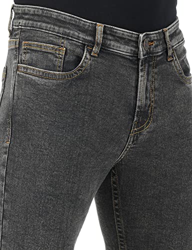 Image of INKD Men's Stretchable Regular Fit Contrast Stitch Jeans