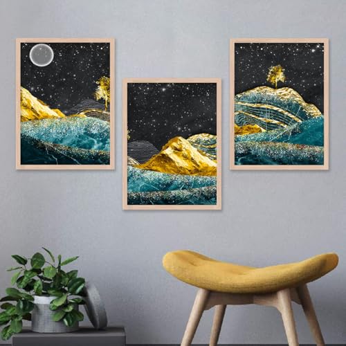 Image of kotart Modern Wall Art Framed Painting for Wall Decoration - Wall Paintings for Living Room, Bedroom - Big Size Wall Painting (Art 2, 19x25 inch)