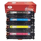 Toner Kingdom Compatible with HP 312X (1 Black, 1 Cyan, 1 Yellow, 1 Magenta) CF380X CF381A CF382A CF383A Toner Cartridge for HP Color LaserJet Pro MFP M476dw M476dn M476nw Printer - 4PK, High Yield