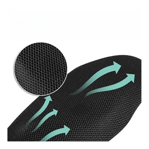Funda de asiento de moto de malla elástica y universal para scooter 4