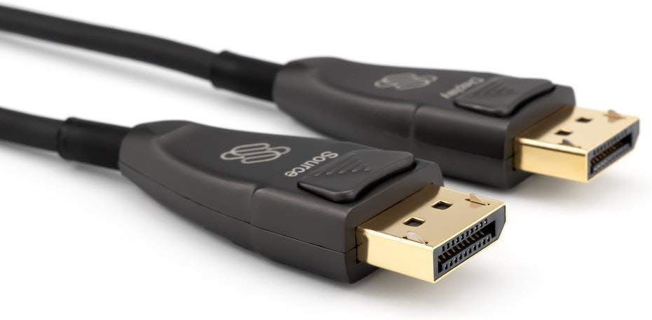Black Friday Sale 2022 Light-Link DisplayPort Cable by Sewell, 150 ft 4K @ 120Hz, 8K @ 60Hz, DP 1.4, HDR, HDCP 2