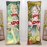 Anime Body Pillow Uncensored Dakimakura Hentai Throw Pillow Waifu Pillow Custom Body Pillow Case 2-Side Print Pillow Case 59 in X 19.6 in