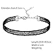 KnSam Gargntilla Acero Inoxidable Mujer, Choker Necklace Collar Encaje Tatto Cinta Mesh...