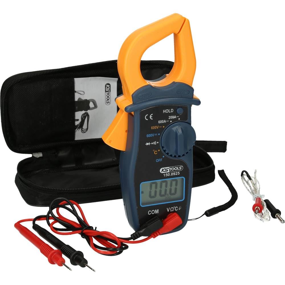 KS Tools - 150.0925 - Pince ampèremètrique 600A - AC - Multimètre intégré