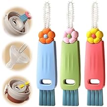 3 in 1 Cup Lid Cleaning Brush, 2024 New Upgraded Cup Lid Gap Crevice Cleaning Brush Set, Multifunctional Cup Lid Brush Cleaning Tools for Bottle Gap Tight Spaces Cup 1 Set