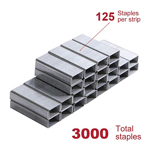 Eagle No.10 Mini Premium Staples For #10 Staplers, 1000 Pcs Per Box, Pack Of 3 Boxes, 3000 Pcs In Total, Silver #TOP2