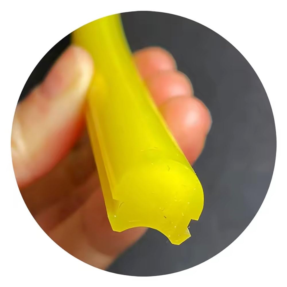 12 mm Flexible Silikon-LED-Streifenabdeckung – 3 Meter Neonröhren-Diffusor, 1 Stück(Lemon Yellow)