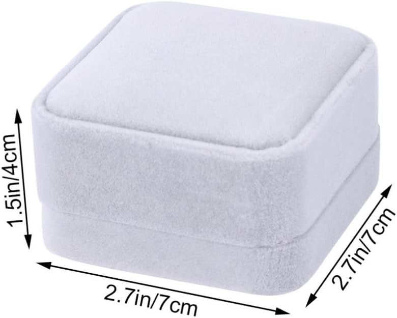 Flocking Cloth Necklace Box for Bracelet Watch Jewelry Storage Organizer image 2