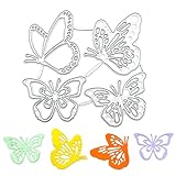 COYUN Fustelle in Metallo a Forma Di Fustella 3D Farfalla Stencil Da Taglio Farfalla Cutti...