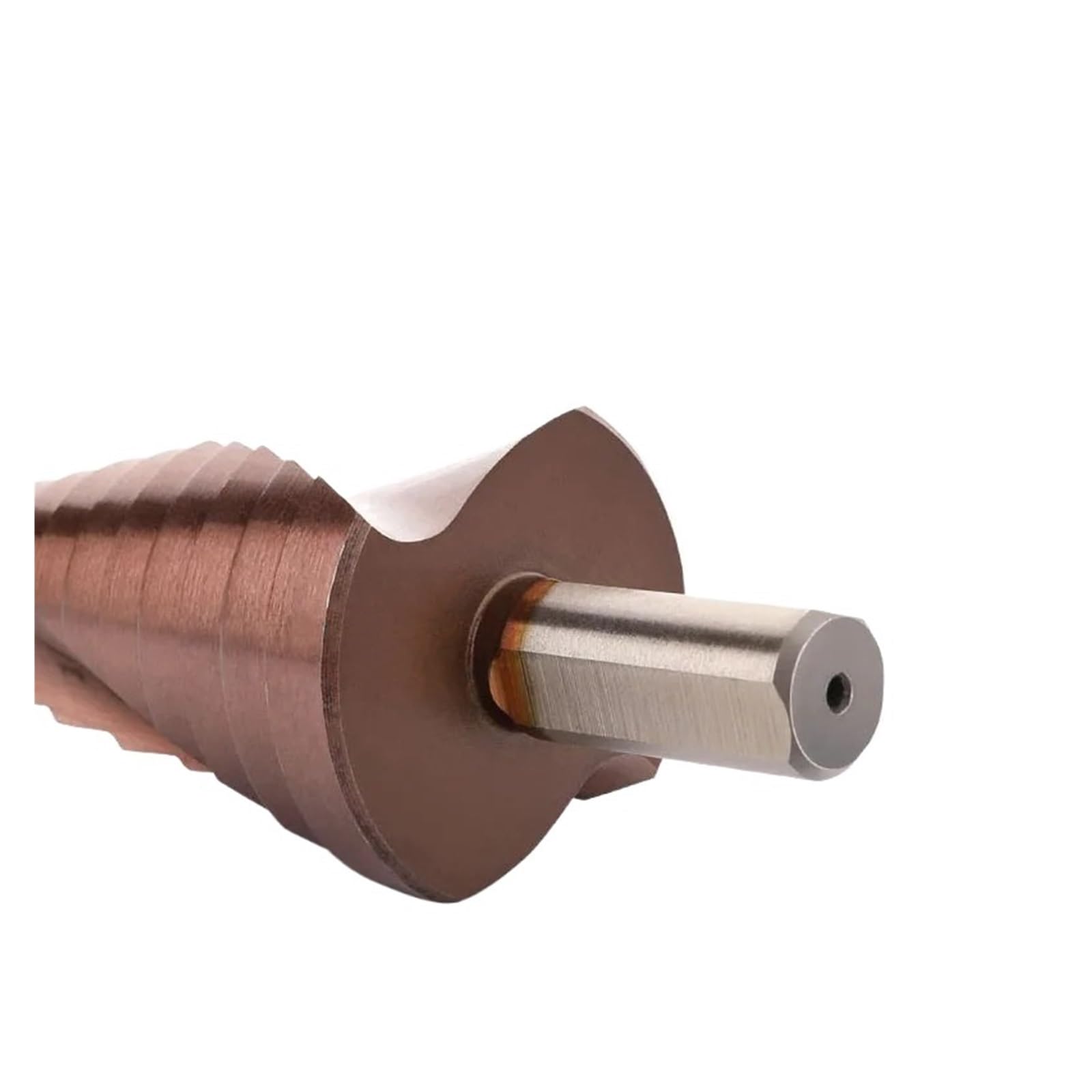 Broca escalonada de cobalto M35, brocas triangulares con ranura en espiral 4-12/4-20/4-32 mm for acero inoxidable 304(4-12-20-32mm 3pcs)
