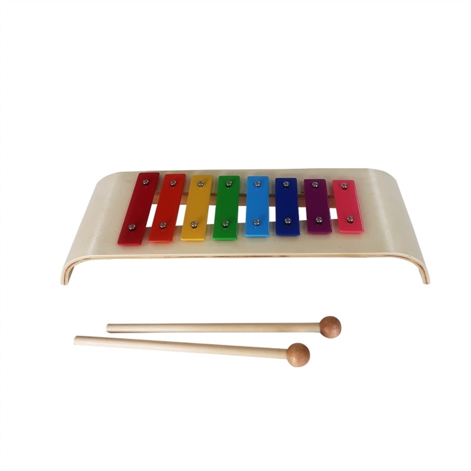 Percussão Musical Strumento A Percussione Per Pianoforte Con Piastra In Alluminio A 8 Toni, Pezzo Colorato, Strumenti Didattici Per Principianti A Otto Toni Che Bussano A Mano Xilofoni