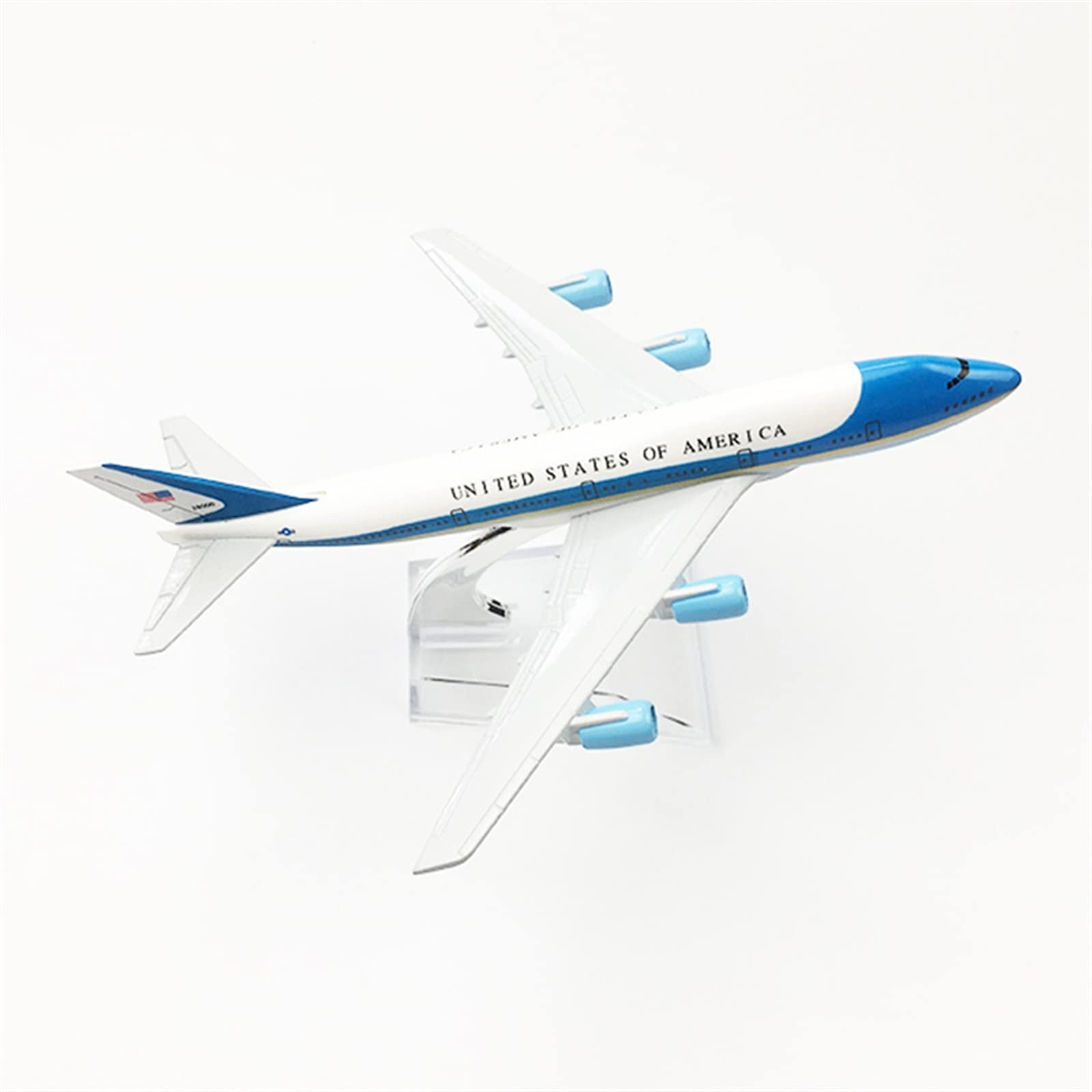 16cm Model samolotu Air Force One Boeing B747 dla samolotu linii lotniczych Odlew metalowy zabawka na prezent kolekcjonerski zestaw gier Hobby