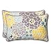 Pillow Perfect Outdoor Full Bloom Rectangular Throw Pillow, Set of 2