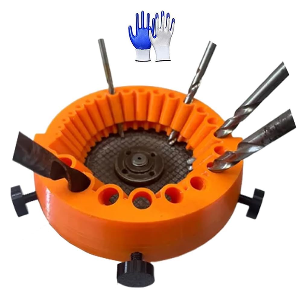 Littimoon Drill Bit Sharpener Power Drill Bit Grinding Attachment Old Drill Bit Grinder Giant Blade Angle Grinder for Grinding