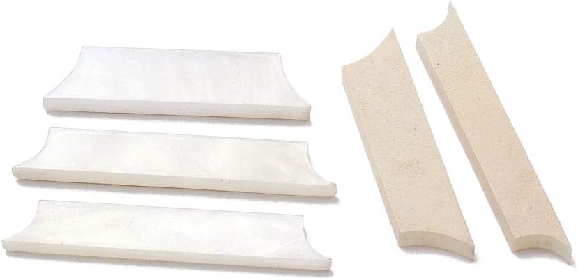 Guitar Fretboard Markers Inlay Stickers Decals for Guitars & Bass Natural White Mother of Pearl Shell Inlay Fingerboard
