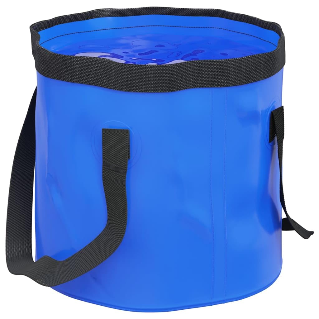 Furniture Select Falteimer 2 Stück blau 30 l PVC