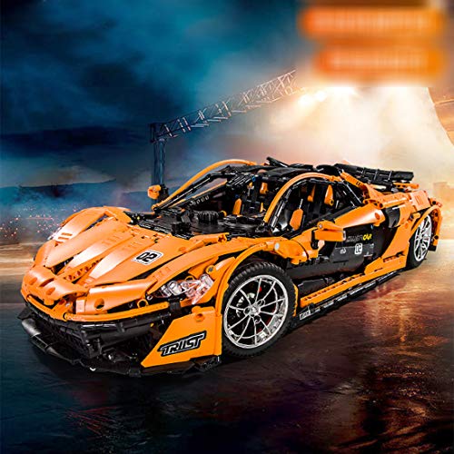 Foxom Technik Bausteine Auto, 3228Teile 1:8 Racing Auto Technic Bausteine Konstruktionsspielzeug Kompatibel mit Lego… – Bild 3