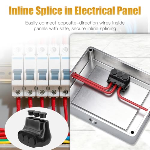 Conector de cable multigrifo STARELO aislado de 3 puertos para empalme eléctrico de una cara 7