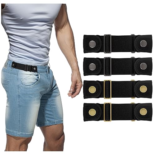 Image of Beltroad No Buckle Belts for Men Women Stretch Sides Belt without Buckle