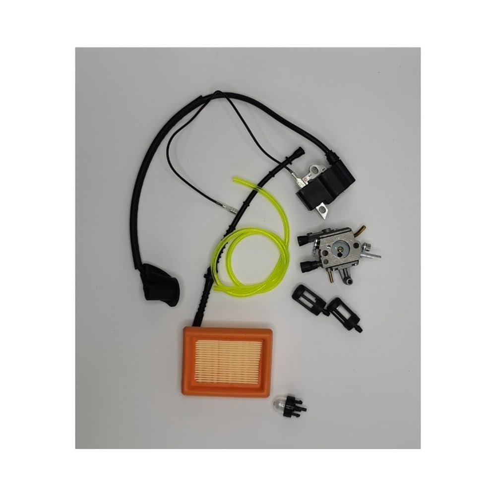 Kit de filtro de aire, bobina de encendido y carburador compatible con FS120, FS200 y FS250