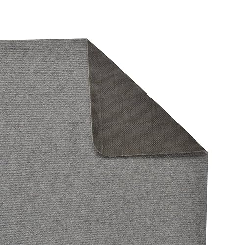 Tapis polyester doux gris lavable pour éliminer les traces de pas - 6