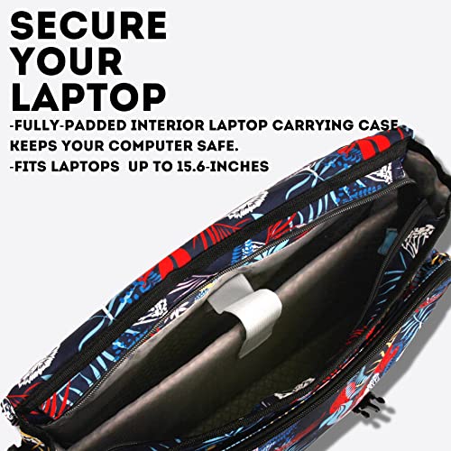 Image of J World New York Thomas Laptop Messenger Bag for Women & Men. Kids Computer Bookbag