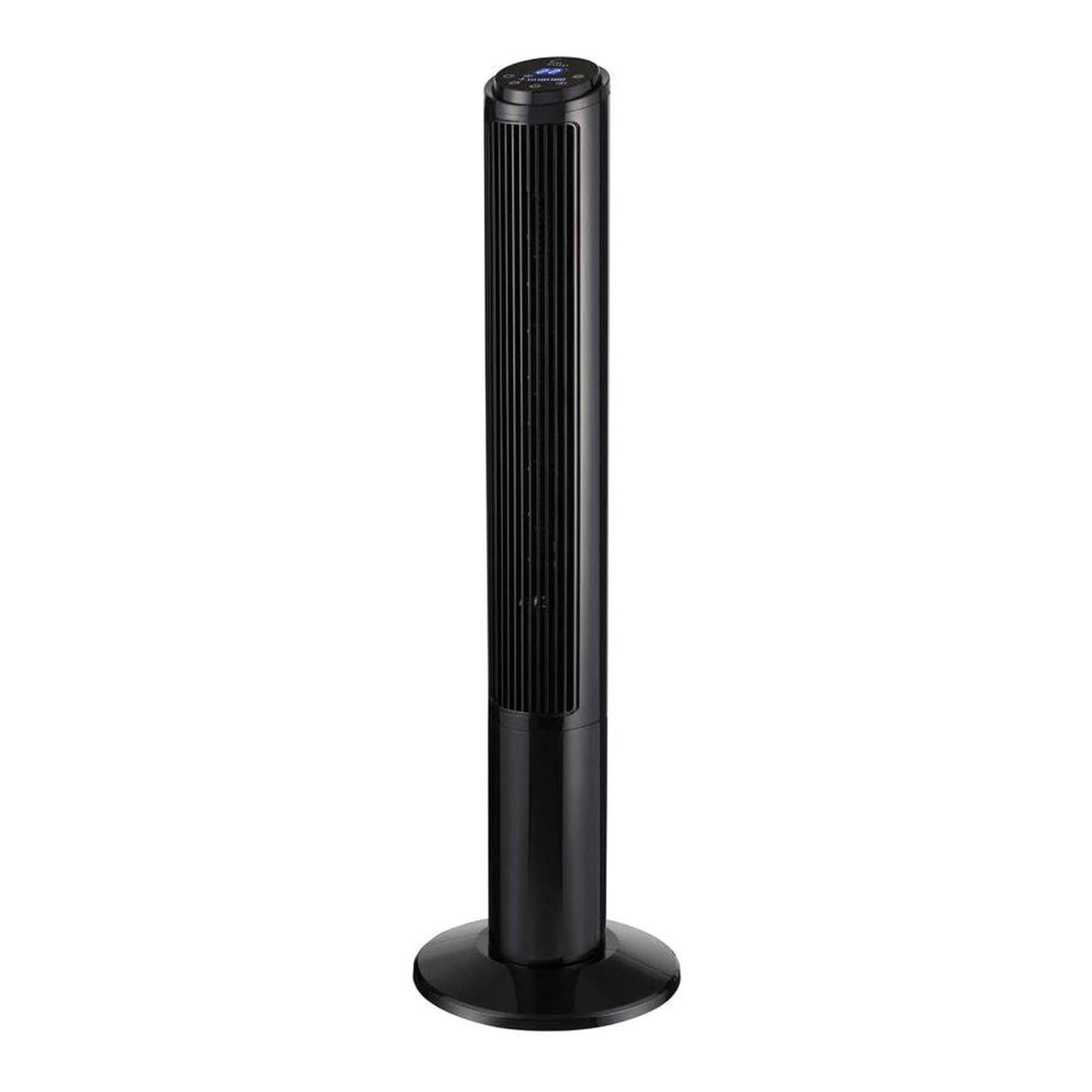 Ventilateur tour (102 cm), 20dB, vitesse pouvant atteindre 8 m/s, écran tactile LED, télécommande, 3 vitesses, minuterie 15 h, oscillation à 85°, silencieux, refroidissement rapide