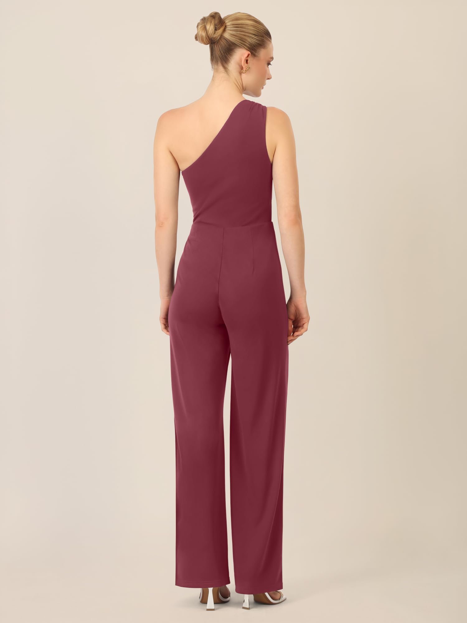 APART One-Shoulder Jerseyoverall mit Drapierung,