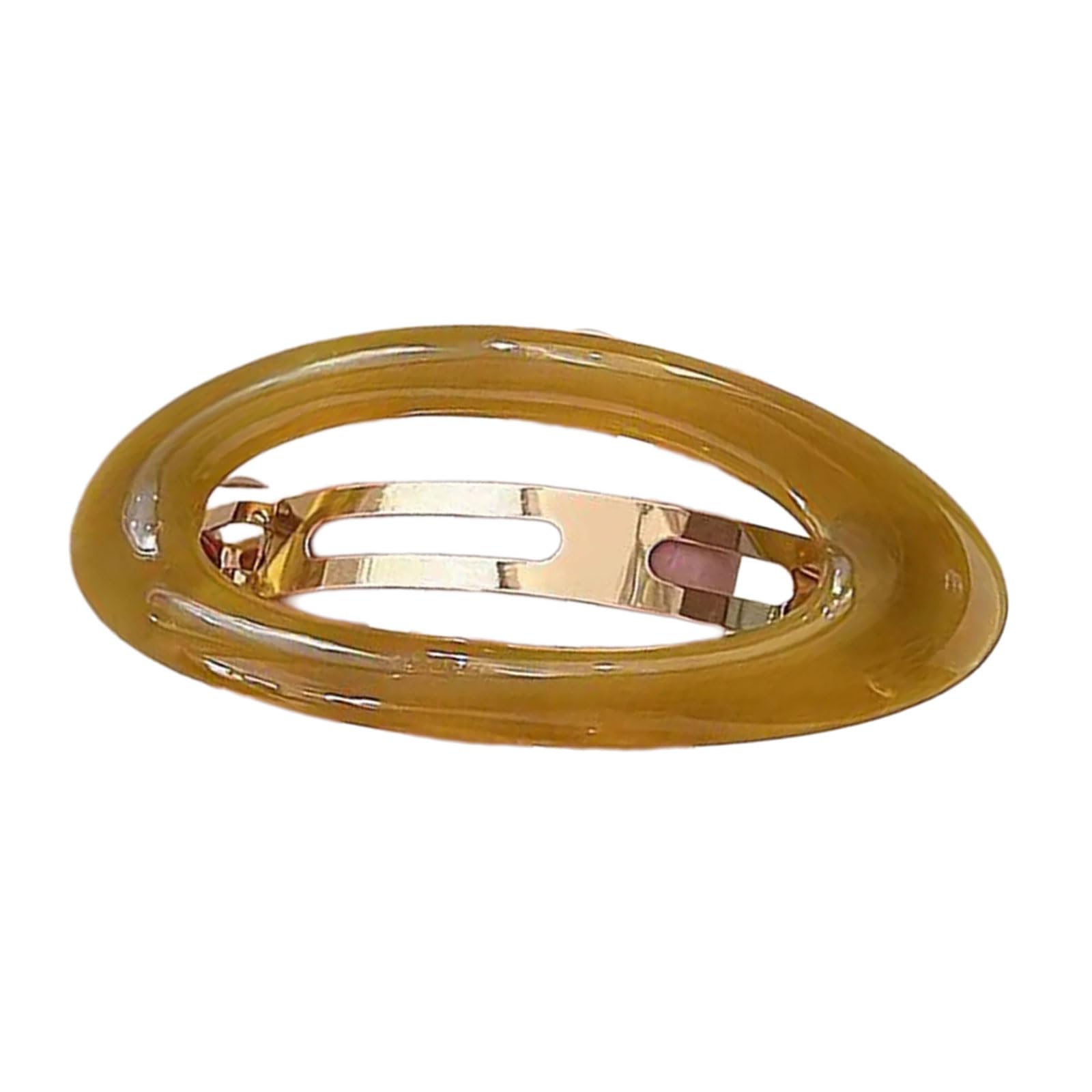 YUXITA Color Oval Hair Clip NonSlip Barrettes For Women Girls All Hair Types Strong Hold