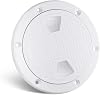 Amarine Made 7 inch Boat Round Non Slip Inspection Hatch Detachable Cover and Pre-drilled Holes in Deck Plate Easily to Install Cut Out Dia:7-12 Outside Dia: 9-45"