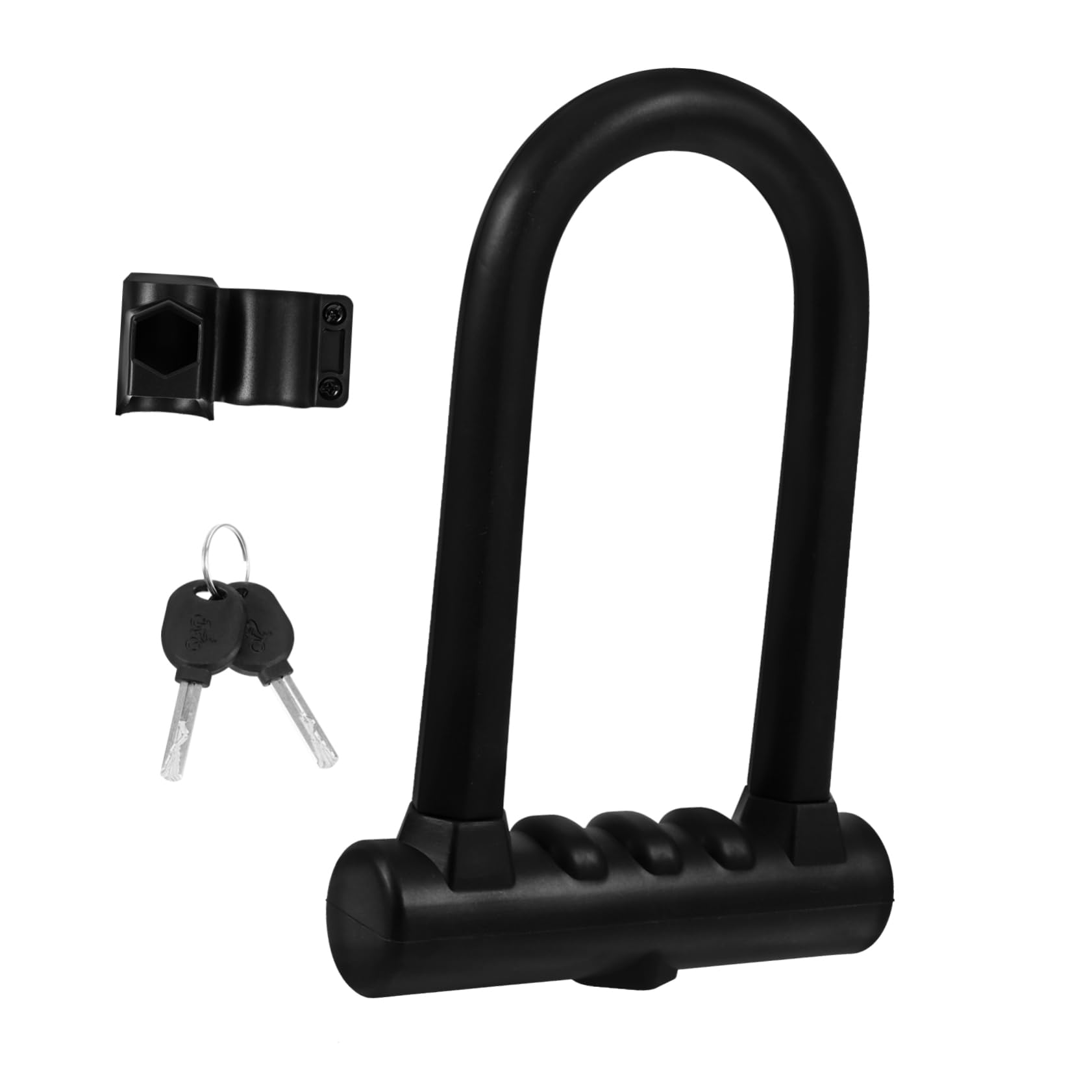 Milisten Heavy Duty for Silicone Coated Lock for Scooters Motorcycles Weather Resistant -Theft Design
