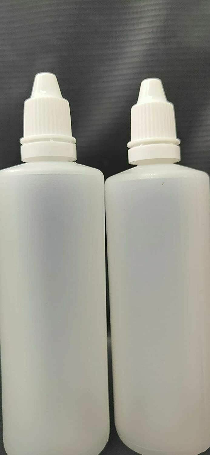 Spancrae - Botellas cuentagotas de líquido selladas de 100 ml (100 piezas) para uso multiusos