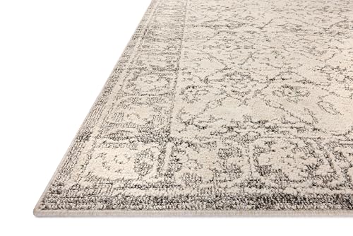 Image of Loloi Magnolia Home Gigi Ivory /Stone 5'-3 inch x 7'-6 inch Area Rug
