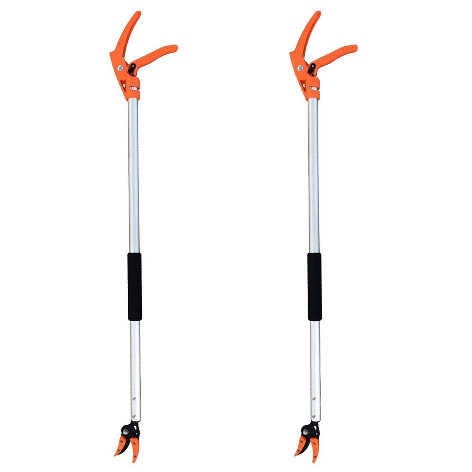 1/2 Pieza Podadora De Árboles De Largo Alcance - Cortar Y Sujetar Podadora De Árboles | Tijeras De Podar Para Árboles De Jardín | Podadora Para Jardín Tijeras | Cortador De Ramas De Árbo Para Recoger