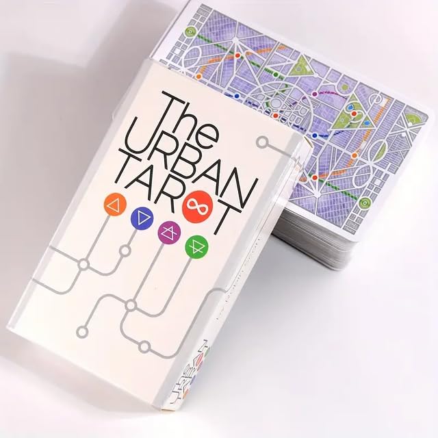 Image of AYME Tarot Card Game With 78 Pieces The Urben Oracle Tarot Cards Decks Traditional Standard Tarot Deck Fortune Telling Game Divination Tools For Beginners (Style 31)