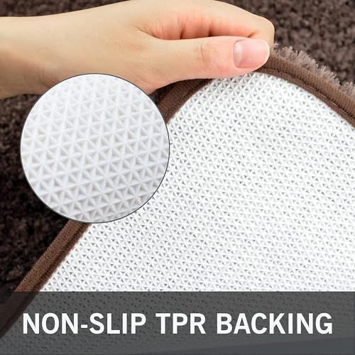 Image of Doormat for Bedroom,Bathroom,Kitchen,Living Room,Home,Entrance,Room,Foot Mats,Floor mat,Main Door,Rug Non Slip Mats,Door Mate,Floor Mat Soft Door Matt (Stripe Mat Brown)