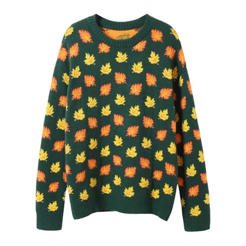 Jersey de Navidad holgado que abriga sin apretar para mujer en invierno